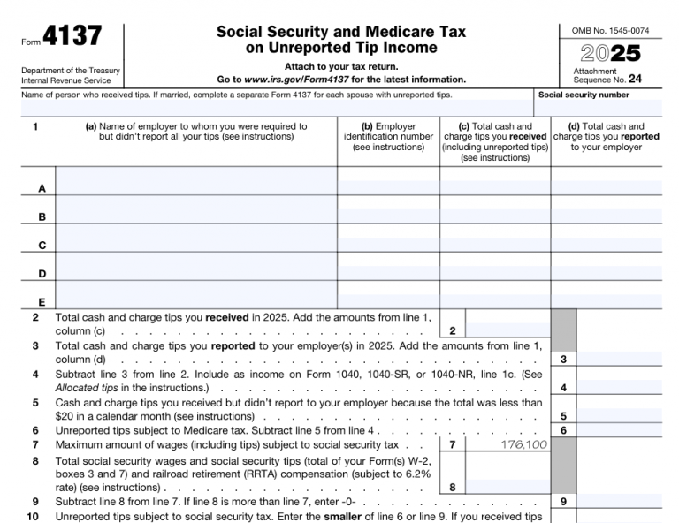 Tip Program Income Tip Income and the New 2025–2028 Federal Tip Deduction – Save Smart ...